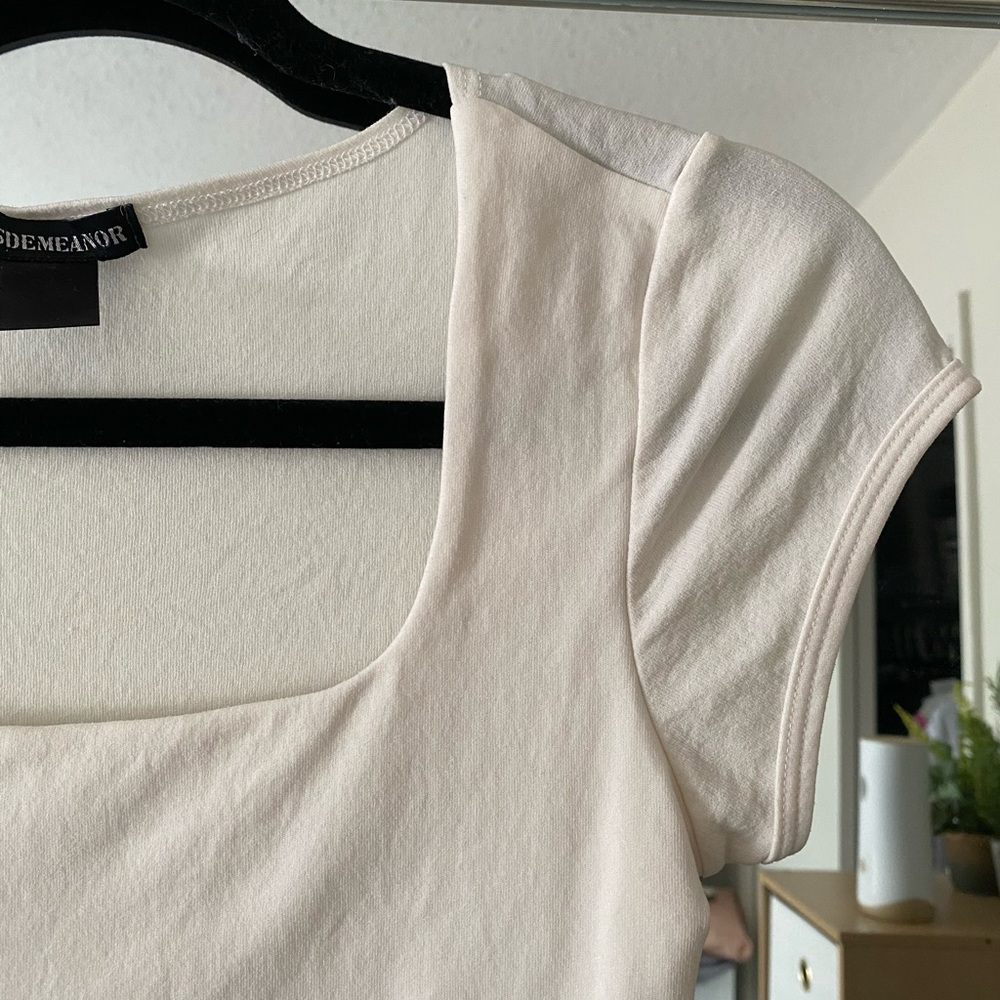 M Plain White Top